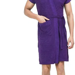 superior Purple Free Size Bath Robe-picture-14