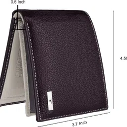 urban forest Men Brown Genuine Leather Wallet image 5