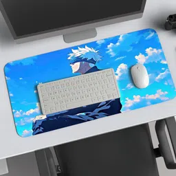 TURTLEWINGS Satoru Gojo Jujutsu Kaisen Large Mouse Pad Non Slip Base Mousepad image 4