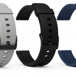 TooHype 22mm Soft Watch Strap (Compatible Watch List In Photo Super Soft 22mm Silicone) 22 mm Silicone Watch Strap image 1