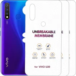 Blate Back Screen Guard for VIVO V11 PRO MATTE BACK MEMBRANE HYDROGEL FILM (PACK OF 3)-picture-29