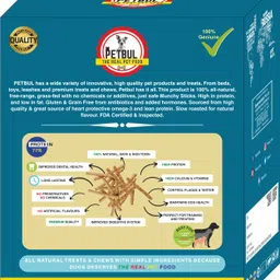 Petbul Munchy Sticks Natural- Dog Chew image 2