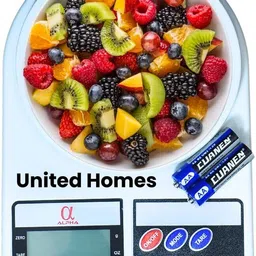 United Homes Digital Kitchen Weighing Scale For Gym, Cooking (powerful batteries included Weighing Scale-picture-26