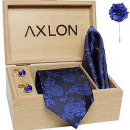 AXLON Silk Cufflink & Tie Pin Set image 2