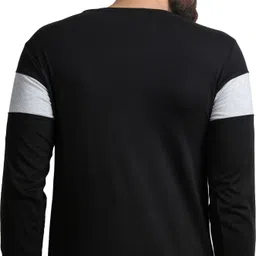 leotude Men Full Sleeve Color Block Sweatshirt image 2