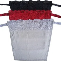 glorsio Women Black, Maroon, Grey Mock Camisole-picture-20