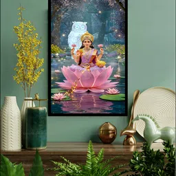 ads studio Laxmi Ji Religious Frame image 2
