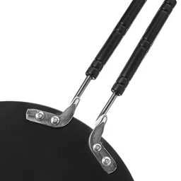 pancraft Hard Anodized Aluminium Roti Tawa | 4mm Thick Non-Stick, Bakelite Handle Tawa 25 cm diameter image 3