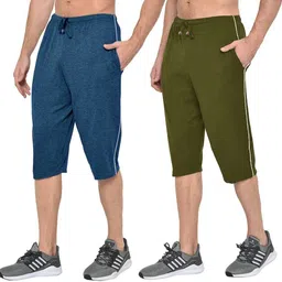 stylcozy Solid Men Three Fourths-picture-14