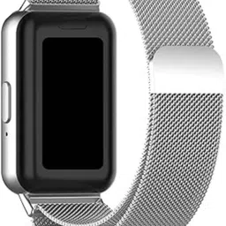 Connexa Magnetic Metal Strap for Fit 3 – Premium Adjustable Magnetic Loop Band Smart Watch Strap image 3