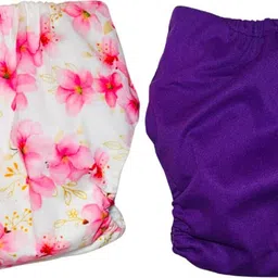 yoksh originals Reusable Baby Cloth Diapers | Combo of 2 | Washable, Adjustable & Leakproof image 2