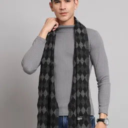 Ravaiyaa - Attitude Is Everything Geometric Print Men Muffler-picture-31