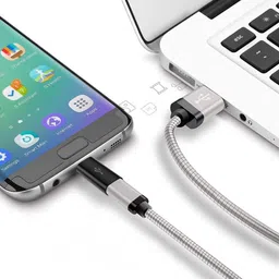 ONCRO Black Type c Female to Micro USB Male adapter converter USB C to V8 charger connector Phone Converter image 5