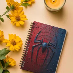 graphic word Anime Notebook A5 Diary unrulled 160 Pages image 2