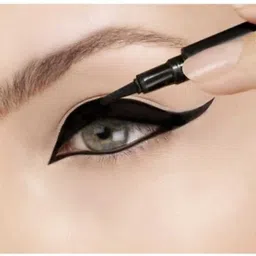 miss hot High quality waterproof liquid Eyeliner 36H no smudge suitable for contact lens users also Black 2.5 g image 3