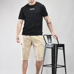 8th wonder Solid Men Three Fourths image 5