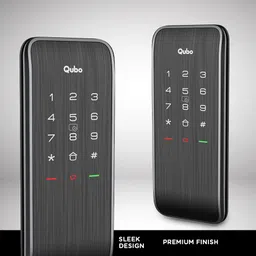 Qubo Rim Lock by HERO GROUP 3-Way Pincode RFID Access Card Mobile App Smart Door Lock image 2