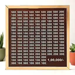 drova Wooden Money/Piggy Bank Box for Kids, Savings Box (1,00,000) Coin Bank Coin Bank image 3