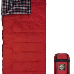 rhinokraft Cotton Flannel| Water Resistant|Trekking Travelling & Camping Sleeping Bag-picture-29