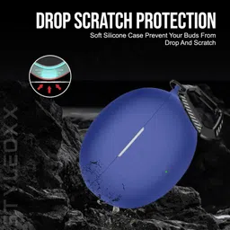 StyleOxx Silicone Press and Release Earbuds Case For Silicone Case Cover for Onepluss Buds 4 (2025), With Premium Carabiner image 2