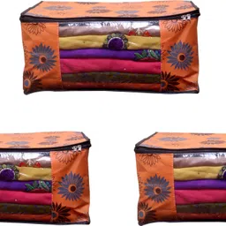 PRAHAN INTERNATIONAL Soiled Garment Bag/Apparel Storage, Appliance Covers Amit75521 for Sarees Cloths Polyester Laundry Bag-picture-25