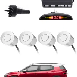 zplus 4White Parking Sensor With LED Display Increased Safety For Car-43 Safety of Passengers/Car One Alarm Kit-1770 Parking Sensor-picture-25