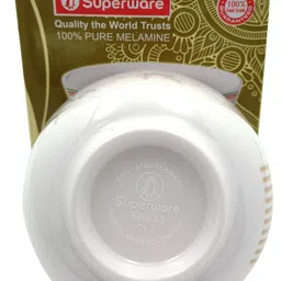 superware Melamine Vegetable Bowl Food Grade Melamine | Bowl Set (3.5 inches) – Gold Rose | Glazed Finished image 4