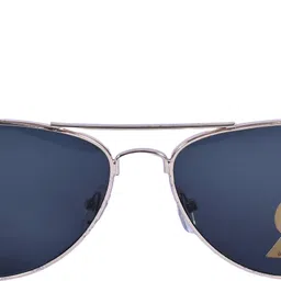 zh lockup UV Protection, Gradient, Toughened Glass Lens Aviator, Rectangular Sunglasses (55) image 1