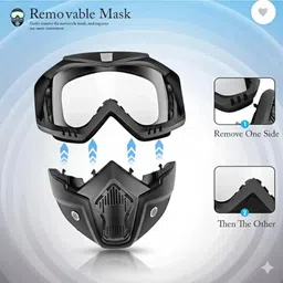 autokick SAFETY MASK TRANSPERENT LENS SAFETY MASK Blowtorch Safety Goggle-picture-29
