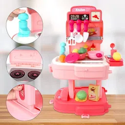 aesgop Food Toy Role Play Pretend Toys Kitchen Play Set for Kids Girls Boys-picture-12