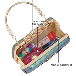 d'vine luxe Party Gold Clutch image 5