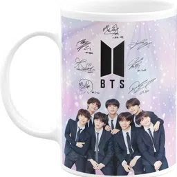 trendoprint Thread NW-01 BTS Printed Coffee Mug 350ml Gift for Kids Boys Girls & Friends Assorted Mug Set-picture-26