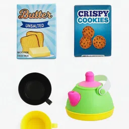 inos Kids 17pcs Kitchen Play Set–Colorful Cooking Toy Set image 3