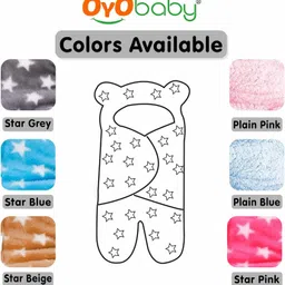 oyo baby Printed Single Fleece Blanket forAC Room image 4