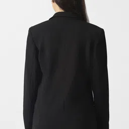 van heusen Women Solid Single Breasted Formal Blazer image 3