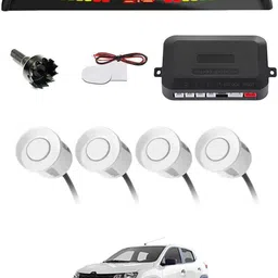 zplus Universal 4 White Reverse Parking Sensor With LED Display For Cars-172 Safety of Passengers/Car One Alarm Kit-1507 Parking Sensor-picture-12