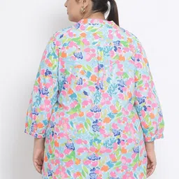 oxolloxo Casual Regular Sleeves Printed Women Multicolor Top image 4