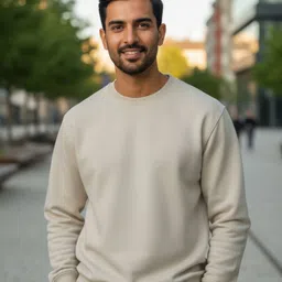 flyind vogue outfit Men Full Sleeve Printed Hooded Sweatshirt image 3