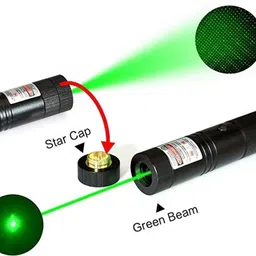 Pravyon Green Laser Pointer 303 Model|with Star Cap |Long-Range Pointer |Rechargeable image 3