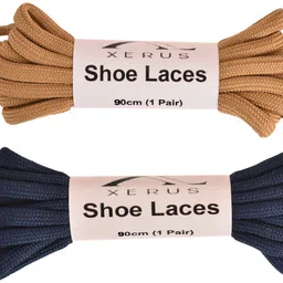 XERUS Shoe Lace Round Camel Tan Navy Blue For Boot Sport Hiking Shoes Shoe Lace-image-30