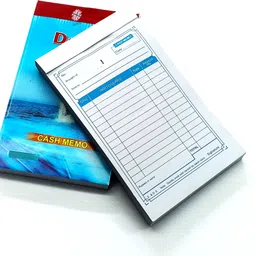 pencraft Cash Memo BILL BOOK(100+100)CARBON Pages(18X11CM)A5 Cash Memo ruled (pack of 2) BILL BOOK 2-Part Cash Memo image 2