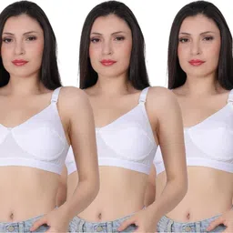 nuvera Pack of 3 Women Full Coverage Non Padded Bra image 1