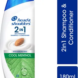 head & shoulders 2-in-1 CoolAnti Dandruff Shampoo + Conditioner With Almond Milk image 1
