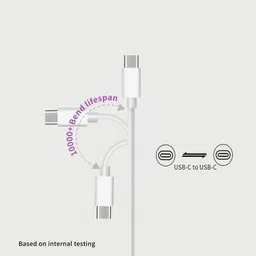 LT Lappy Top Compatible for MacBook Air M1/M2 USB‑C Charging Cable 87 W Adapter image 3