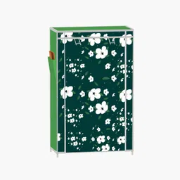 zenvexyo 6 Tire Foldable Collapsible Wardrobe Storage Organizer Almirah Cloth Rack PP Collapsible Wardrobe image 4