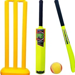 fizo PVC Cricket Kit Kids Below 8 Plastic Bat Size 3, Wickets 24'', Bails, Ball, Base Cricket Kit-picture-20
