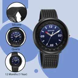 sonata F1 plastics Analog Watch - For Men 77121PP02W image 3