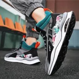 klassen MEN PREMIUM QUALITY CASUAL BOOTS/RUNNING BOOTS SHOES FOR MEN(BLACK) High Tops For Men image 2