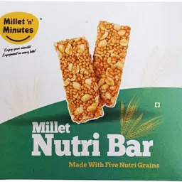 millet n minutes Millet Nutri Bar Made with Five Nutri grains 200g pack 1 Protein Bars-picture-25