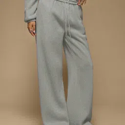 dockstreet Women Solid Grey Track Pants-picture-35